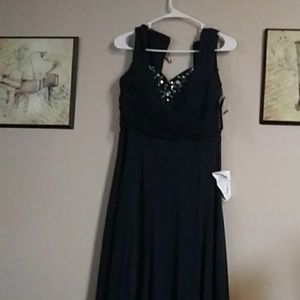 R & m Richards navy blue dress